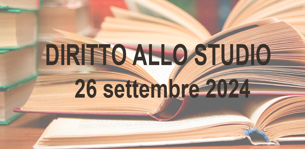 26 settembre ore 21,00  -INCLUSIONE SCOLASTICA E IL DIRITTO ALLO STUDIO